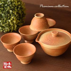 有田焼/セット セット】【香蘭社】有田焼／青藍縞紋 茶器揃 ポットと湯呑み5客の