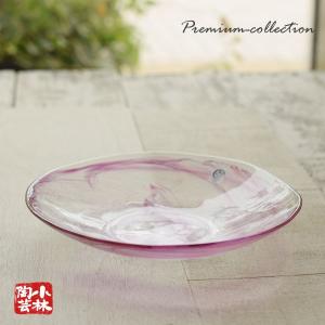 ガラス食器 和がらす 麺皿 ハンドメイド