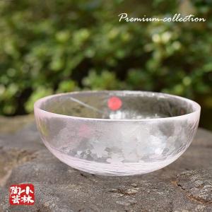 津軽びいどろ 花紀行 桜流し 小鉢の詳細画像3