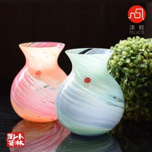 ガラス 花入 掛花入 氷柱（つらら） 山崎真一作 （化粧箱入） : お