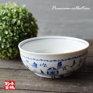食器 アウトレット ブルーフラワー ボウル