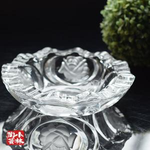 送料無料 四角形 スクウェア 卓上 高級クリスタルガラス ブラック 黒色