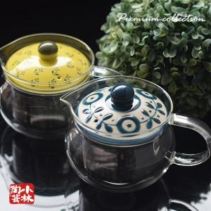 希少】定価1.5万/北村妙子 *急須 蓋モール*クリア硝子ポット【陶器