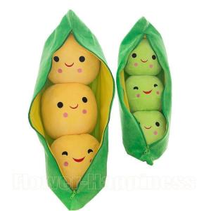 枝豆 クッション ぬいぐるみ グリーンピースぬいぐるみ