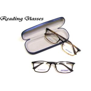 老眼鏡 おしゃれ 男性用シニアグラス リーディンググラス ケース付き 薄型レンズ (HT-103) 送料無料｜kobayashilens
