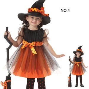 ハロウィン コスプレ 魔女 子供 女の子 衣装...の詳細画像4