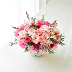 花 プリザーブドフラワー アレンジ ピンク プ...の詳細画像2
