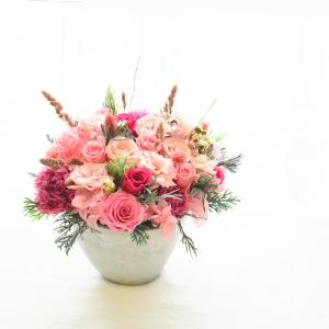 花 プリザーブドフラワー アレンジ ピンク プ...の詳細画像5
