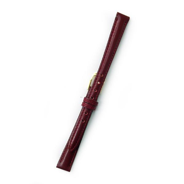 時計バンド １０ミリ 牛革 無地 ワイン 送料１００円より ＢＡＮＢＩ バンビ 時計ベルト １０mm