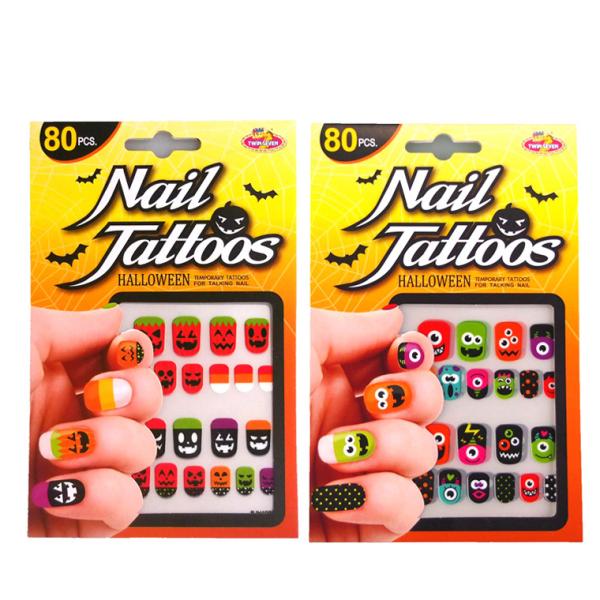 ハロウィンネイルシール80枚セット　ネイルアート ネイル装飾