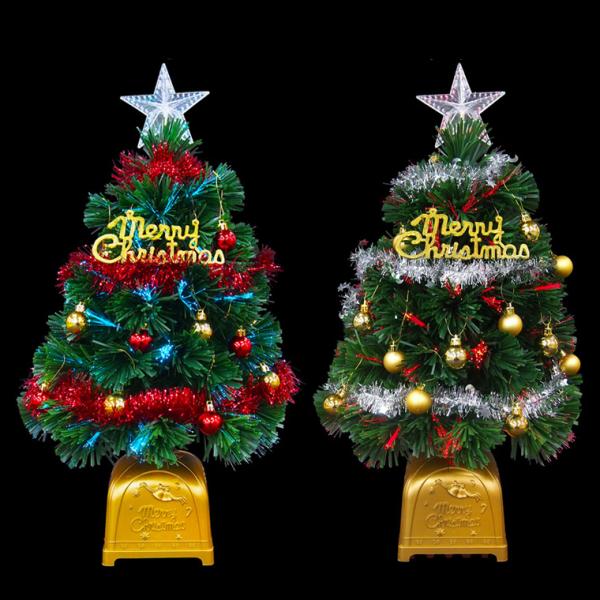 クリスマスツリーセット60cmグリーン ファイバーツリー 北欧 おしゃれ 卓上 テーブル 豪華 LE...