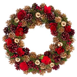 光輝クリスマスリースLLサイズ ナチュラルリー...の詳細画像2