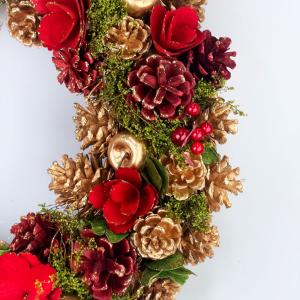 光輝クリスマスリースLLサイズ ナチュラルリー...の詳細画像4