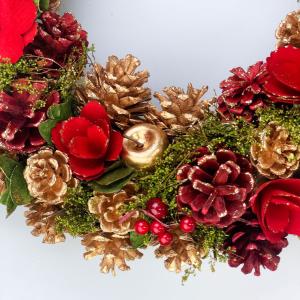 光輝クリスマスリースLLサイズ ナチュラルリー...の詳細画像5