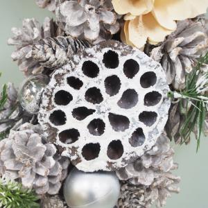 クリスマスリースLLサイズ ナチュラルリース ...の詳細画像4
