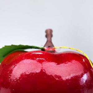 フェイクアップル12個セット 葉っぱ付 りんご...の詳細画像3