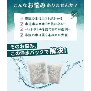 冷水筒 浄水パック アルカリイオン水 浄水器 ...の詳細画像2