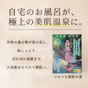 天然温泉の素 つるつる美肌の湯 30g×4個 ...の詳細画像2