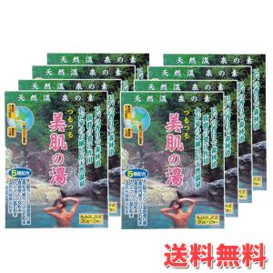 美肌の湯 天然温泉の素 30g×16個 16回分 8袋 入浴剤 つるつる美肌の湯 温泉 保湿 アルカリ 天然 水素 エキス プレゼント 送料無料