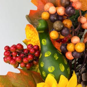 オータムリース25cm 秋 ハロウィン リース...の詳細画像4