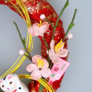 お正月飾り 玄関 扉 門松 角松 招き猫 20...の詳細画像2