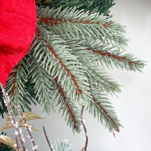 クリスマスリース 60cm レッド 特大 玄関...の詳細画像5