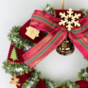 クリスマスリース 手作りキット 15cm DI...の詳細画像4