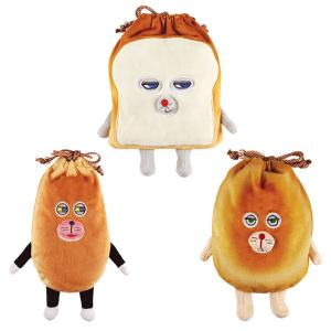 パンどろぼう グッズ ぬいぐるみ 巾着 キャラ...の詳細画像1