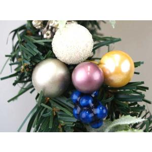 クリスマスリース 20cm ライトブルー 玄関...の詳細画像4