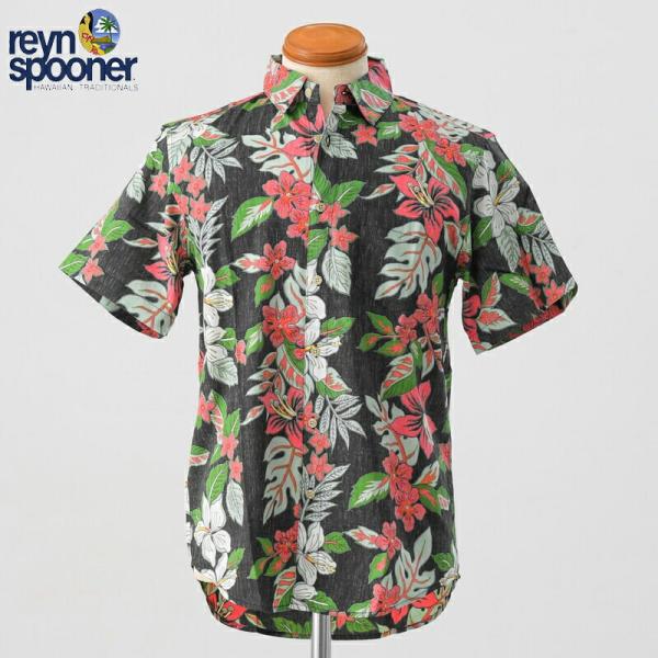 【reyn spooner】レインスプーナー S/S REGULAR COLLAR SHIRTS R...