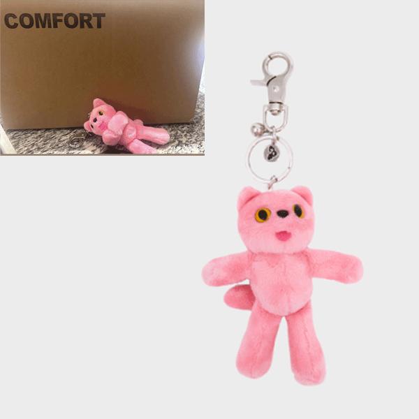 【BTS ブイ着用】COMFORT PIYONG Key Ring Cotton Candy キーリ...