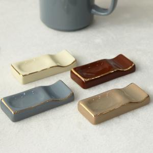 エクレン 24Kゴールド 箸置き 箸スプーン置...の詳細画像3