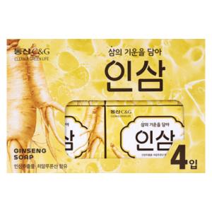 韓国直輸入！おすすめ！！ 韓国高麗人参石鹸(4個×3セット）高麗人参石鹸 石鹸 韓国 韓国石鹸 美容石鹸 韓国 洗顔 パヒューム 香り
