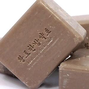 【5個セット】　黄土漢方薬草垢すり石鹸 150g　あかすり　せっけん　Mate Approach Magic Soap