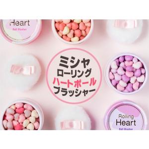 ミシャ MISSHA ローリング ハート ボール ブラッシャー Rolling Heart Ball Blusher　全3色　パフ付き 韓国コスメ　チーク　頬紅｜kobe-o-ton