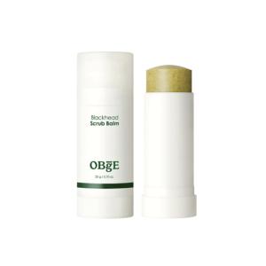 OBgE オブジェ ブラックヘッド スクラブ バーム 20g  韓国コスメ スキンケア 角質ケア ブラックヘッド 除去 毛穴縮小 角質 鎮静 保湿 オブジェ