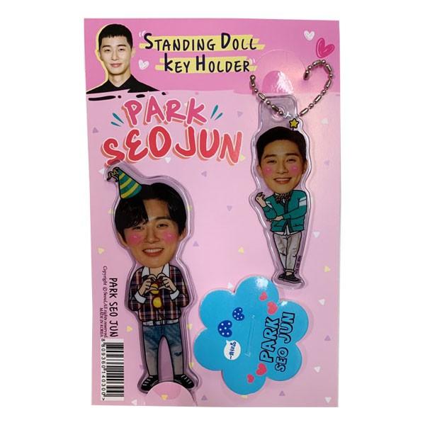 梨泰院クラス パク・セロイ パク・ソジュン キーホルダー + スタンディング フィギュア 2点セット...