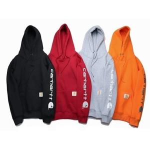 カーハート CARHARTT パーカー プルオーバー スウェット 無地 裏起毛 メンズ 5colour