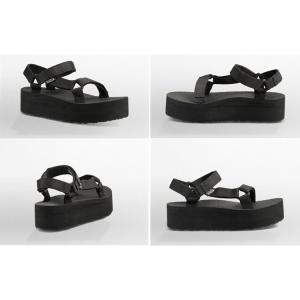 在庫あり　！TEVA テバ サンダル 1008844 レディース 厚底 黒 白 FLATFORM UNIVERSAL フラット フォーム