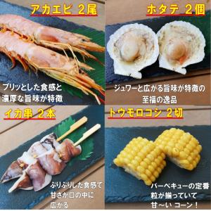 バーベキュー 海鮮 bbq 海鮮 4種類 8品...の詳細画像1
