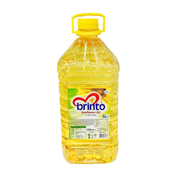 brinto ひまわり油 5L SUNFLOWER OIL 食用油