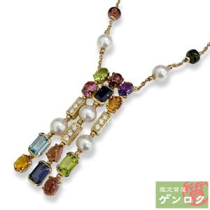 【中古】 ブルガリ アレグラ ネックレス 750 / セミプレシャスストーン / ダイヤ / パール BVLGARI【質屋】