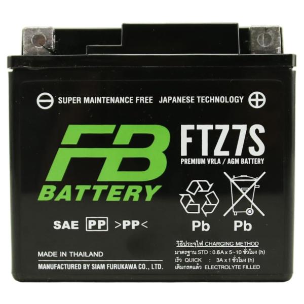 タイ古河電池 FURUKAWA BATTERY FTZ7S 初期充電済み 互換YTZ7S TTZ7S...