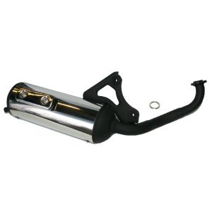 ホンダ ライブディオ AF34 AF35 ユーロチャンバー 黒 ORM製 ホンダ ライブDio ZX AF34・AF35 ユーロチャンバー（型式