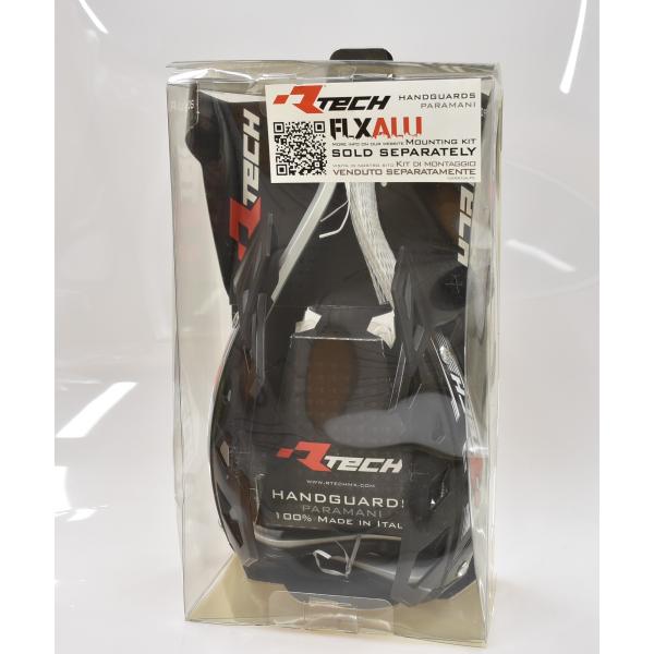 RACETECH FLX アルミ レーステック ハンドガード  一体型 ナックルガード ブラック R...