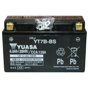 TAIWAN YUASA バイクバッテリー 台湾ユアサバッテリー YT7B-BS 液入充電済