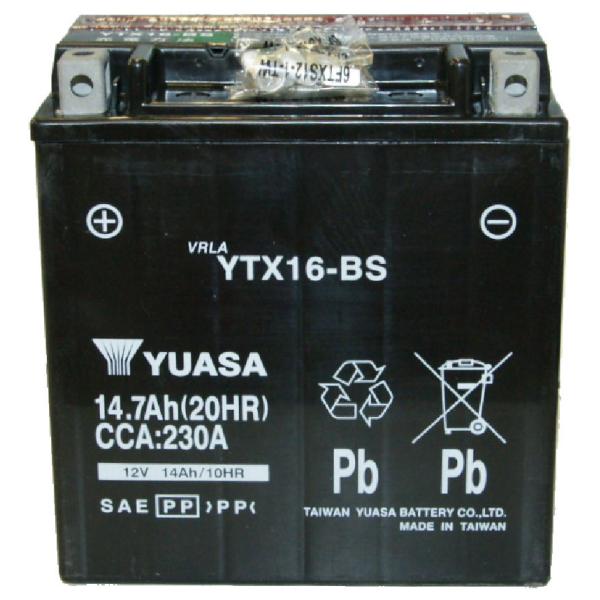 TAIWAN YUASA バッテリー 台湾ユアサバッテリー YTX16-BS