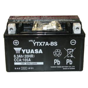 TAIWAN YUASA バイクバッテリー 台湾ユアサバッテリー YTX7A-BS 液入充電済