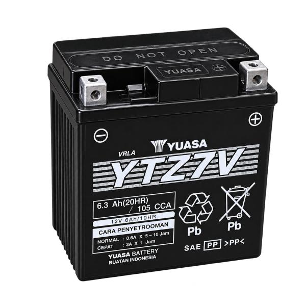 在庫有当日発送 TAIWAN YUASA バイクバッテリー 台湾ユアサバッテリー YTZ7V 液入充...