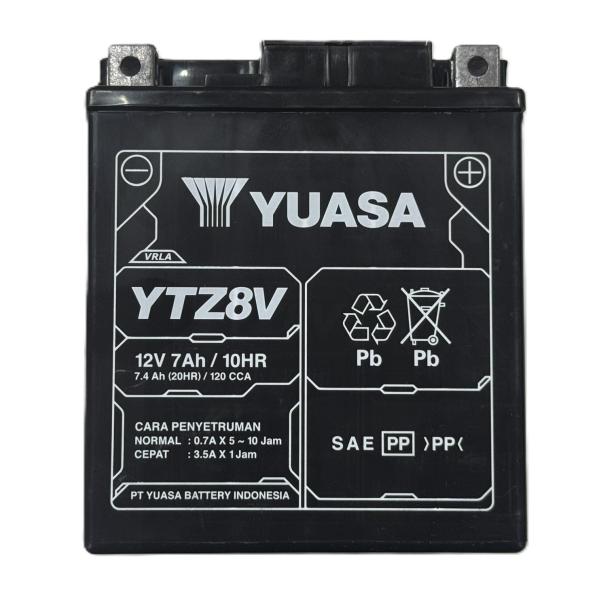 在庫有当日発送 26年製 TAIWAN YUASA バッテリー 台湾ユアサバッテリー YTZ8V 液...